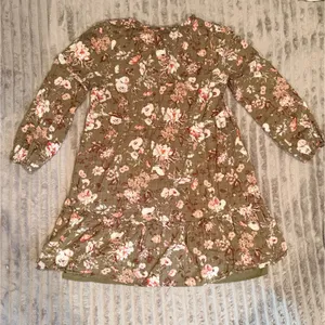 Frye and Co. Womens Olive Green Floral Long Sleeve Tiered‎ Mini Dress Large thumbnail 7