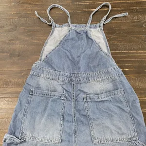 WallFlower Women's Light Wash Denim Wide-Leg Overalls Medium thumbnail 2