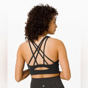Lululemon Free To Be Serene Bra High Neck Long Line 10 thumbnail 2
