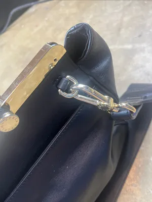 Furla Cortina Shoulder/Tote Bag in Burgandy and black thumbnail 9