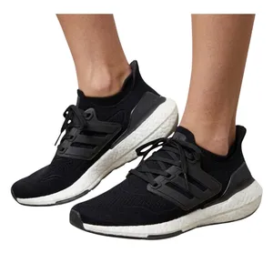 Adidas Ultraboost 20 Core Black Running Shoes Womens‎ Size 6 thumbnail 1