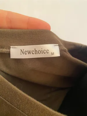 Women’s Long Sleeve Crewneck Top Olive Brown Basic Layer Size M thumbnail 4