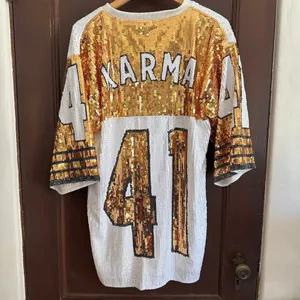 New Orleans Saints | Sequin Karama "Karma" 41 Jersey | Size Large thumbnail 2