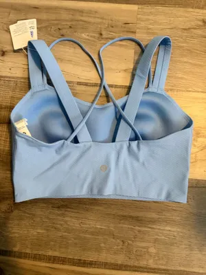 Lululemon Like A Cloud Longline Bra *Dot D/DD Sinatra Blue 8 NWT thumbnail 4