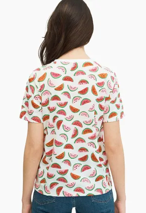 Kate Spade Watermelon M NWT Short Sleeve Tee Shirt thumbnail 2