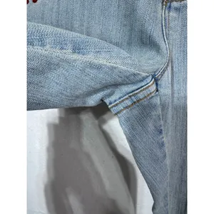 A-Z-I Jeans 6 Blue Denim Jeans Women's Embroidered Beaded‎ Flare Y2K Boho Hippie thumbnail 8
