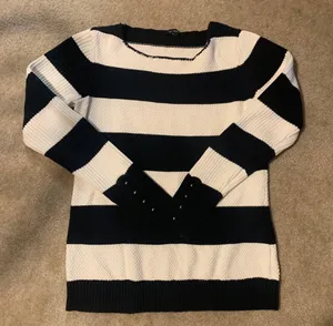 Striped Pullover Sweater thumbnail 3