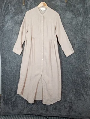 Pomander Place Tuckernut Pampas Lydell Maxi Dress Hemp Maxi Cottage Coastal M thumbnail 3