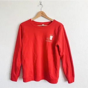 Womens Old Navy Christmas Holiday Santa Understands Graphic Vintage Sweatshirt M thumbnail 3