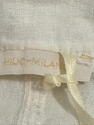 New Milio Milano LINEN MINI WRAP SKIRT W/POCKETS S thumbnail 6