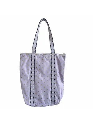 LeSportsac Les Secrets Laduree Paris Abstract Daily Tote Pois Cassis Voilette thumbnail 2