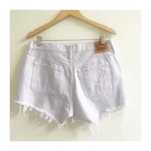 Levi’s 501 Fringe Cut Off Shorts Size 33 Lavender Women’s High Rise Festival thumbnail 5