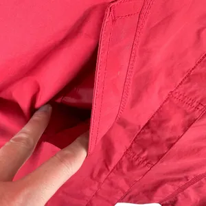 Eddie‎ Bauer Coral Pink Collared Button Up Lined Rain Jacket Pockets Size M thumbnail 4