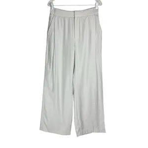 NWOT Zara High Rise Trouser Pants Sz Small Grey Wide Leg thumbnail 2