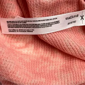 Intimately Free People Turtleneck Top Medium Rose Pink‎ Burnout Floral NEW *FLAW thumbnail 3