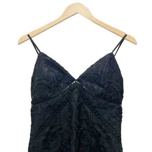 NWT Bardot Lola Lace Slip Dress Size 4 / XS Black Midi Bodycon Cocktail Party thumbnail 5