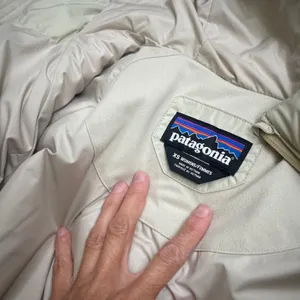 Patagonia Nano Puff Parka Womens XS Cream‎ Beige Hooded Quilted Insulated Jacket thumbnail 5