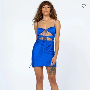 Princess Polly Size 12 Retana Blue Mini Dress thumbnail 3