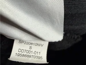 Jordan Flight Fleece Black Jogger Sweatpants Zip Pockets Men’s Small thumbnail 10