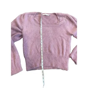 ASTR The Label Square Neck‎ Sweater XL Soft Pink thumbnail 6