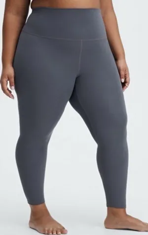 Fabletics Ultra High Waisted PureLuxe 7/8 Legging Pewter Tights Leggings Size XL thumbnail 1