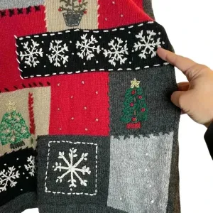 Vintage Northern Reflections Winter Christmas Sweater Women’s Medium 15%‎ Wool thumbnail 4