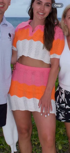 Princess Polly Two Piece Crochet Set thumbnail 1