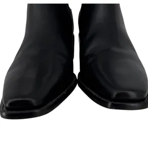 Tory Burch‎ Womens Black Leather Square Toe Chelsea Ankle Boots 143257 Size 6.5M thumbnail 10