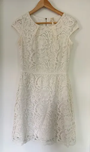 Miami White Lace Dress thumbnail 1