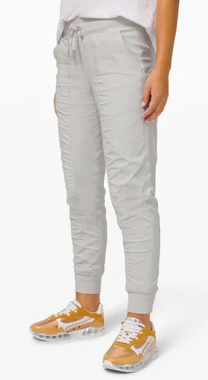 Lululemon Women’s Dance Studio Jogger Pants Lined in Vapor Gray 12 thumbnail 1