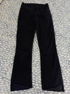 MOTHER Insider Denim Crop Step Fray Jeans thumbnail 2