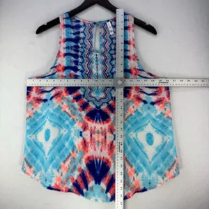Xhilaration Tank Top Women Sz XL Sheer Multicolor thumbnail 3