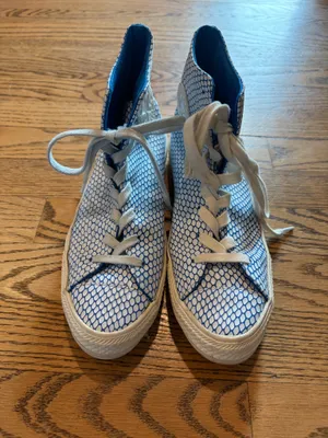 Converse Chuck Taylor All Star Sneakers Gemma White Blue thumbnail 8