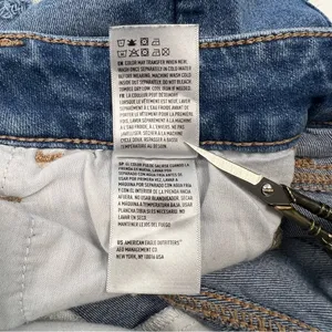 American Eagle Distressed Skinny Jeans, Size: 4 Regular thumbnail 9