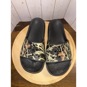 Crocs RealTree Camo Iconic Comfort Slides Sandals‎ W7 M5 (Shrunk To this size) thumbnail 8