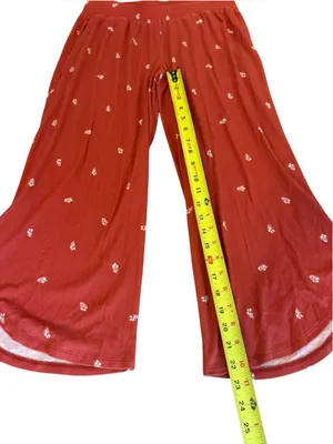 LL Bean Pajama Set Pima Cotton Modal Womens Size Small Petite Floral thumbnail 13