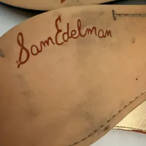 Sam Edelman Greta Orange Thong Slingback Sandals Size 8 thumbnail 9
