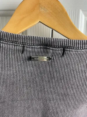 Maniere De Voir Ribbed Knit Top UK Size 8 thumbnail 4