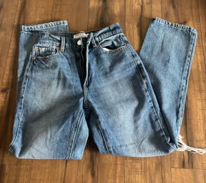 Garage Denim Jeans High-Rise Straight thumbnail 1