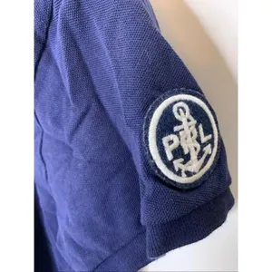 Polo Ralph Lauren USRL 67 shirt dress nautical crest patches women's size large thumbnail 8