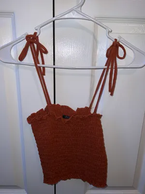 Wild Fable Orange Crop Tank thumbnail 1