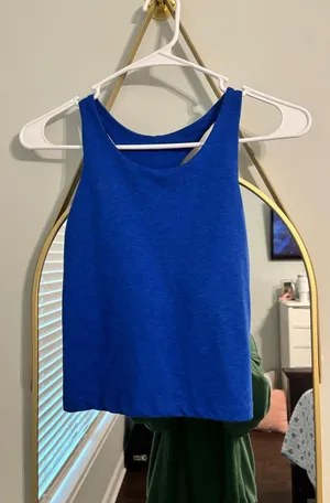 Royal blue razor back tank top Size XS thumbnail 1