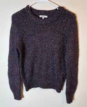 Madewell Multicolor Crew Neck Knit Pullover Sweater‎ Size XS thumbnail 1