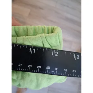 Brandy Melville Lime Green Rosa Sweatpants Joggers Fleece One Size thumbnail 7