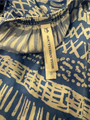 Southern Tide Blue Tribal Print Swing Dress S thumbnail 3