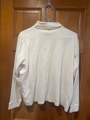 L.L.Bean white turtle neck size xlarge. thumbnail 6