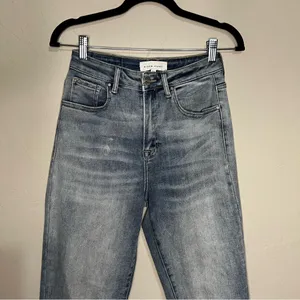 Risen High‎ Rise Tummy Control Crop Mom Denim Jeans thumbnail 5
