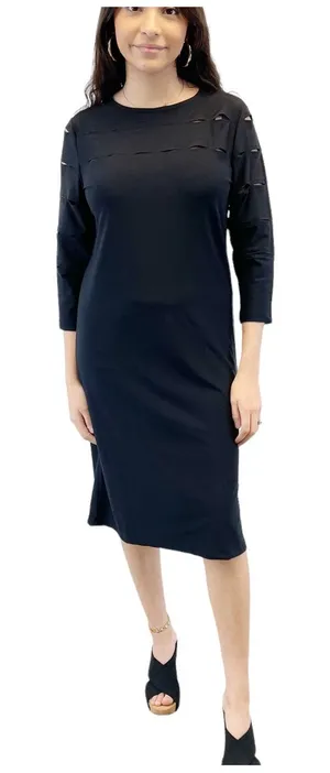 NEW Love Scarlett Womens S Knit Dress Black Cutout s Grunge Gothic‎ Stretchy thumbnail 1