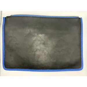 Urban Expressions Black Cobalt Blue Gold Laser Cut‎ Diamond Wristlet Clutch Bag thumbnail 2