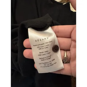 Sezane Black Milo Top size XS thumbnail 7